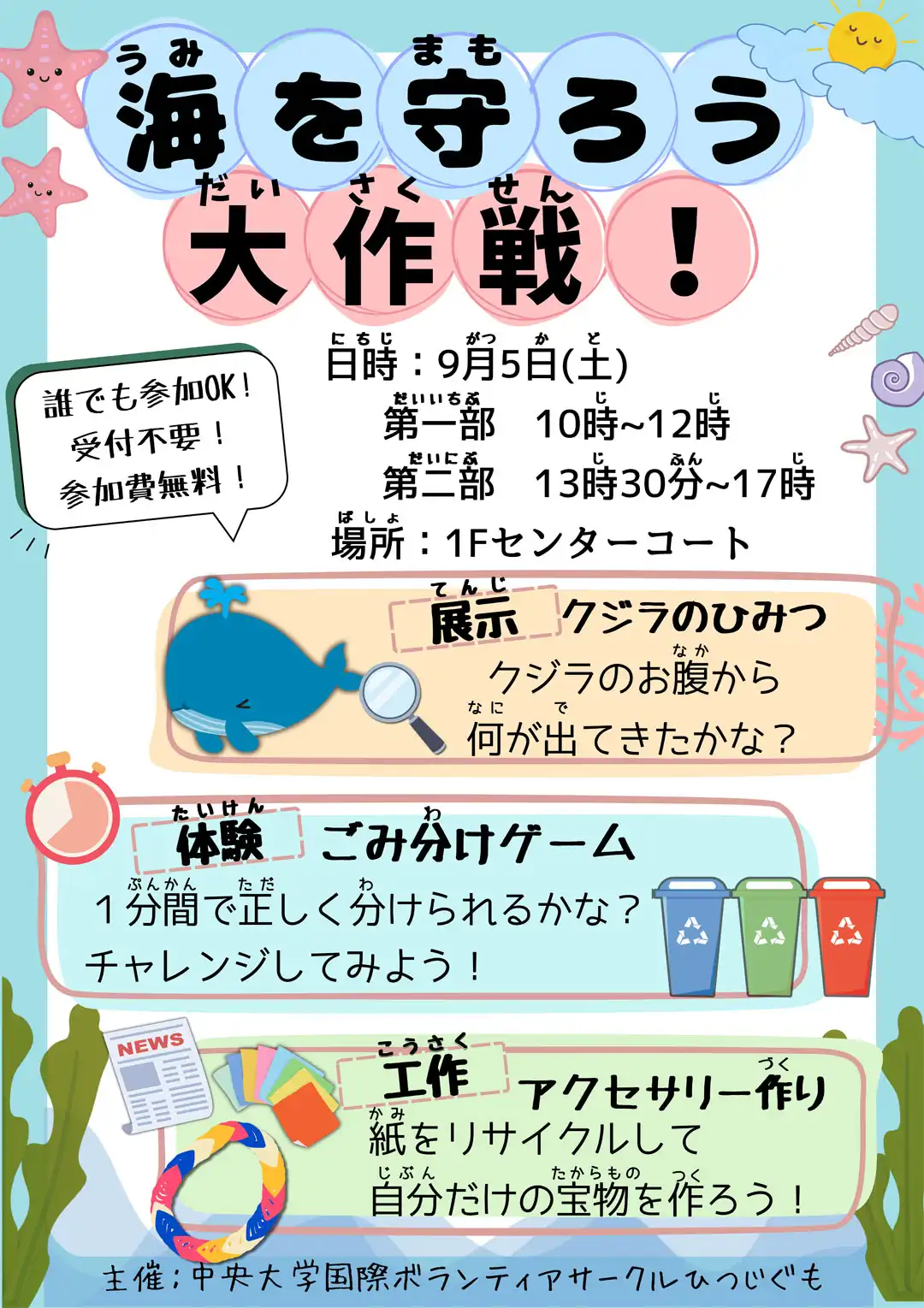 海を守ろう大作戦！