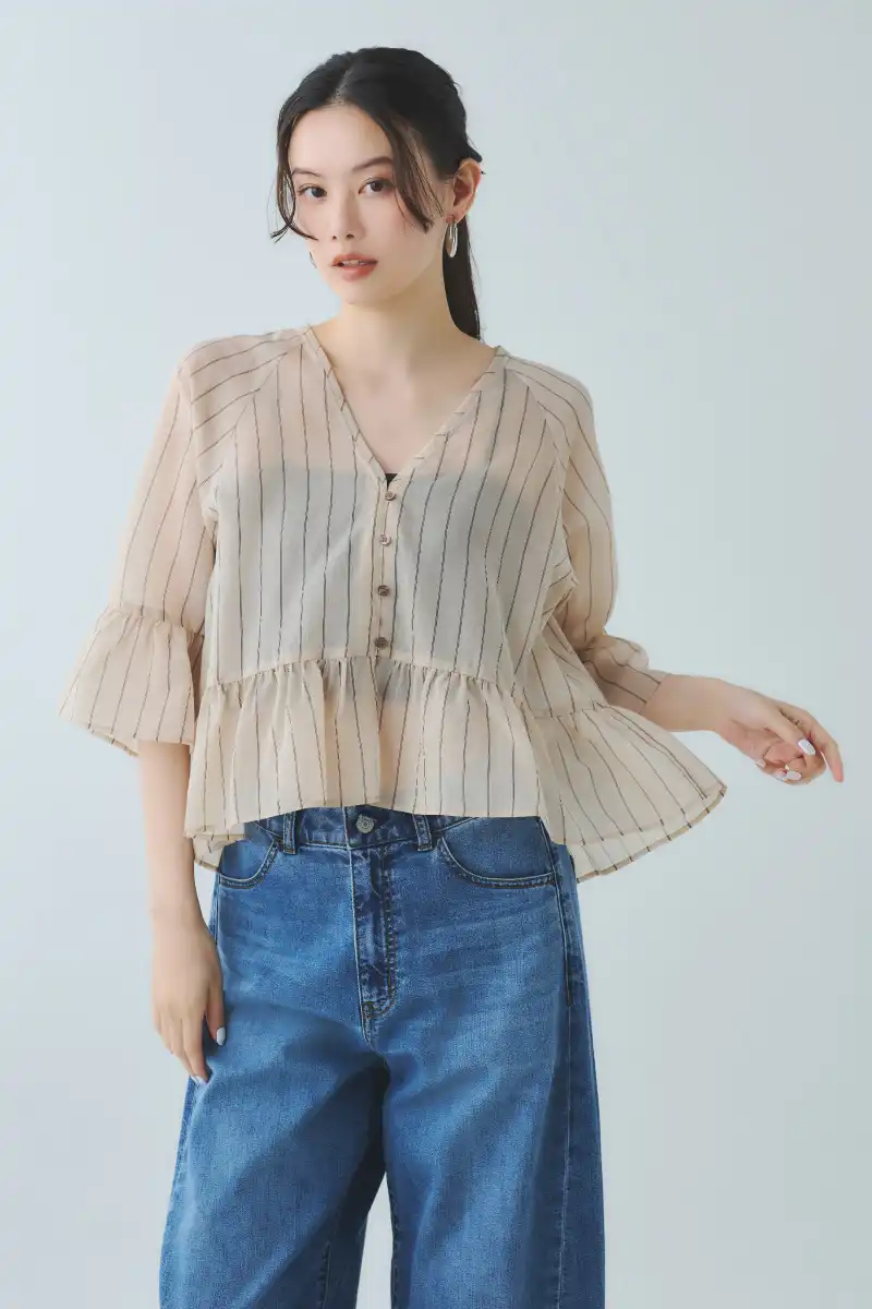 WOMENS 夏にオススのシアーブラウスのご紹介