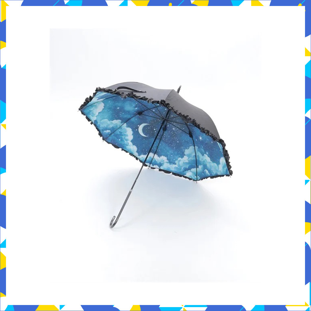 夜空柄晴雨兼用パゴダ傘