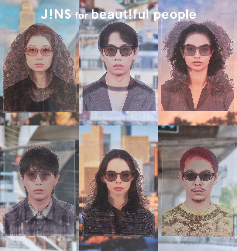 JINS for beautiful people コラボサングラス第2弾発売!
