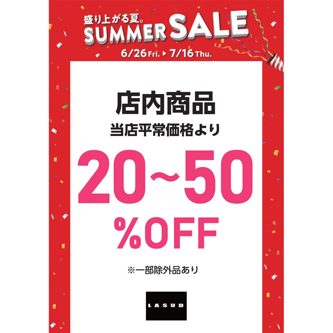 SUMMER SALE LASUD