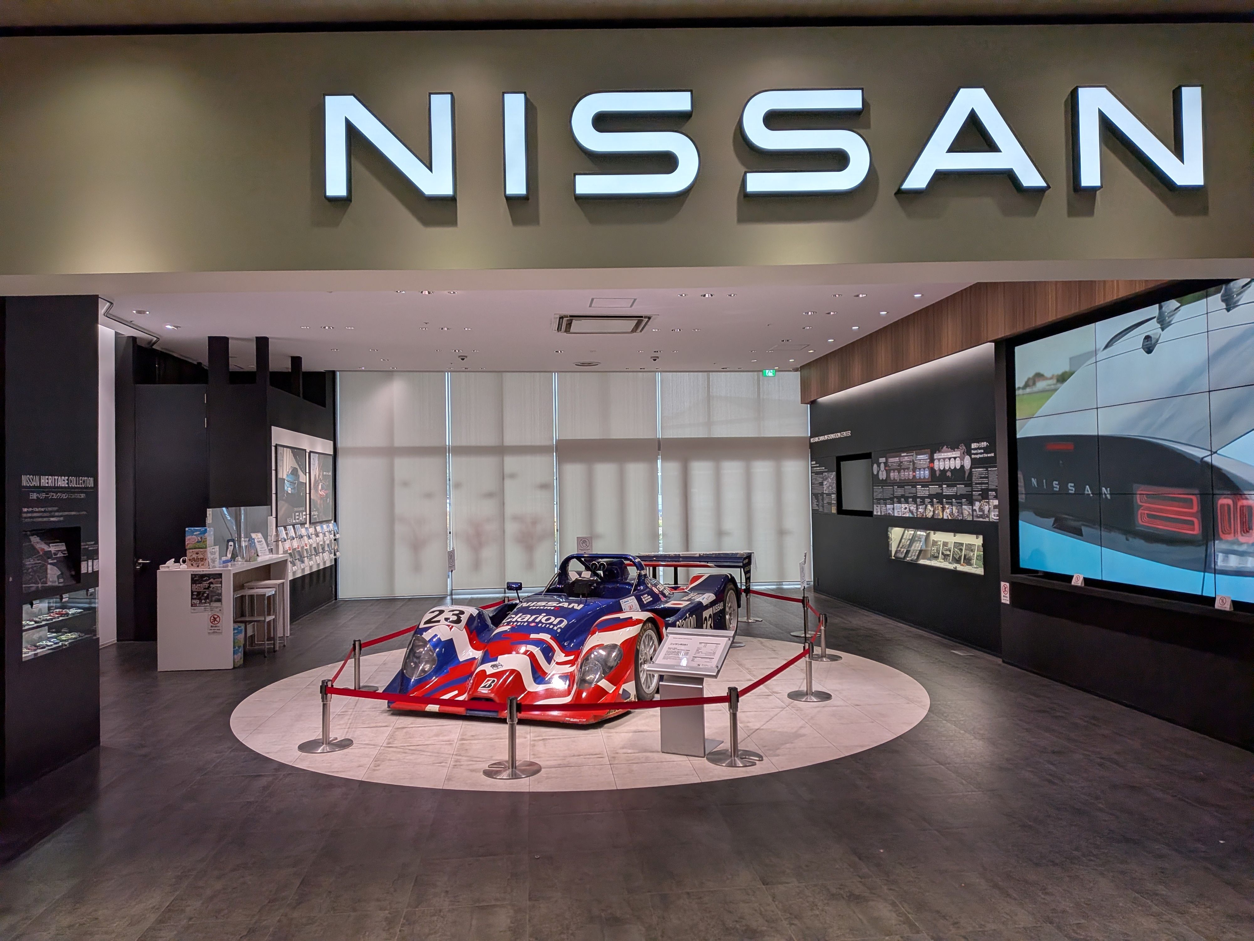 ニッサン R391(1999年) 展示中