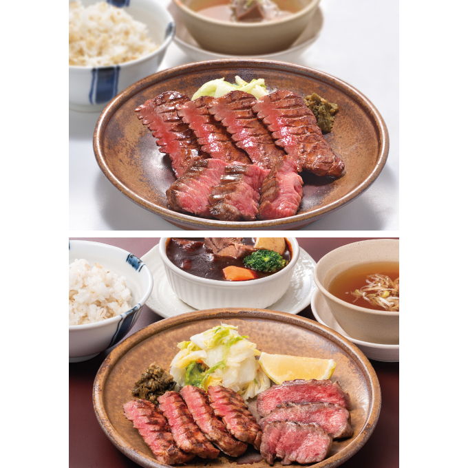 極み牛たん＆厚切り牛たん定食／牛たん三昧定食