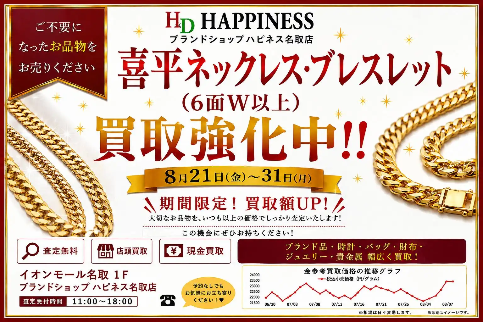 °˖✧喜平ジュエリー買取強化中°˖✧