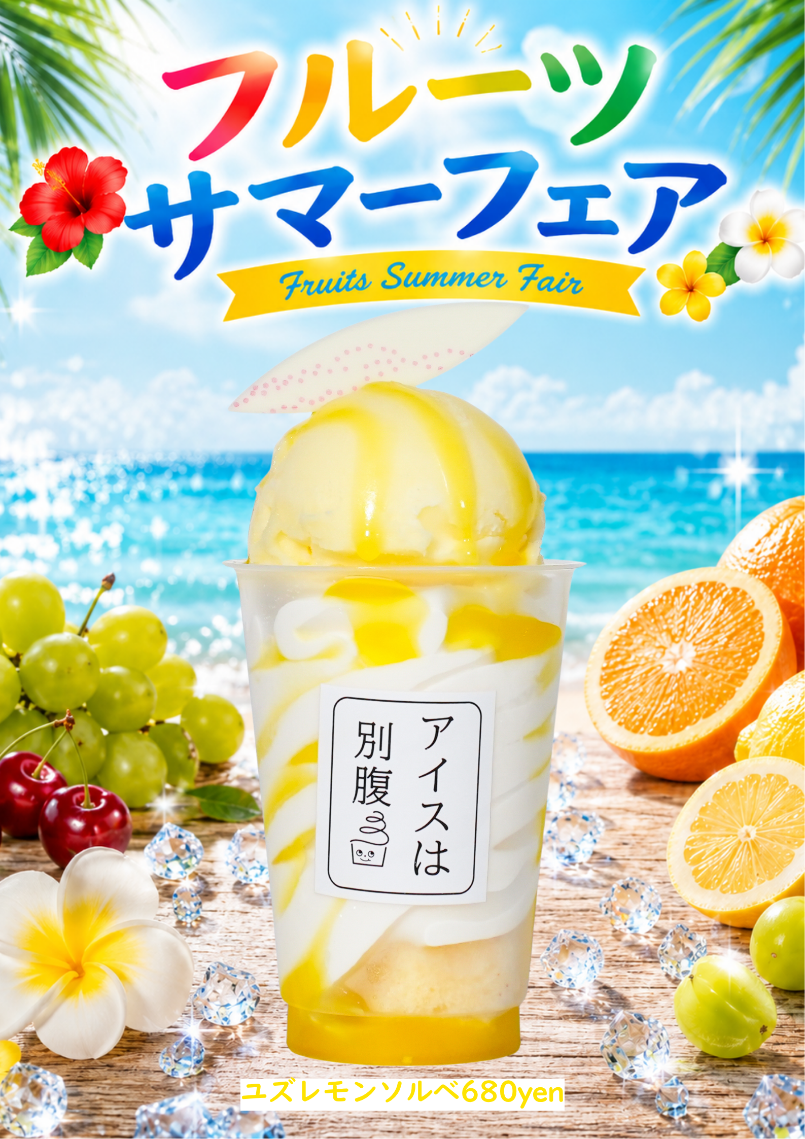 ニュース｜ショップニュース｜ユズレモンソルベ【フルーツサマーフェア