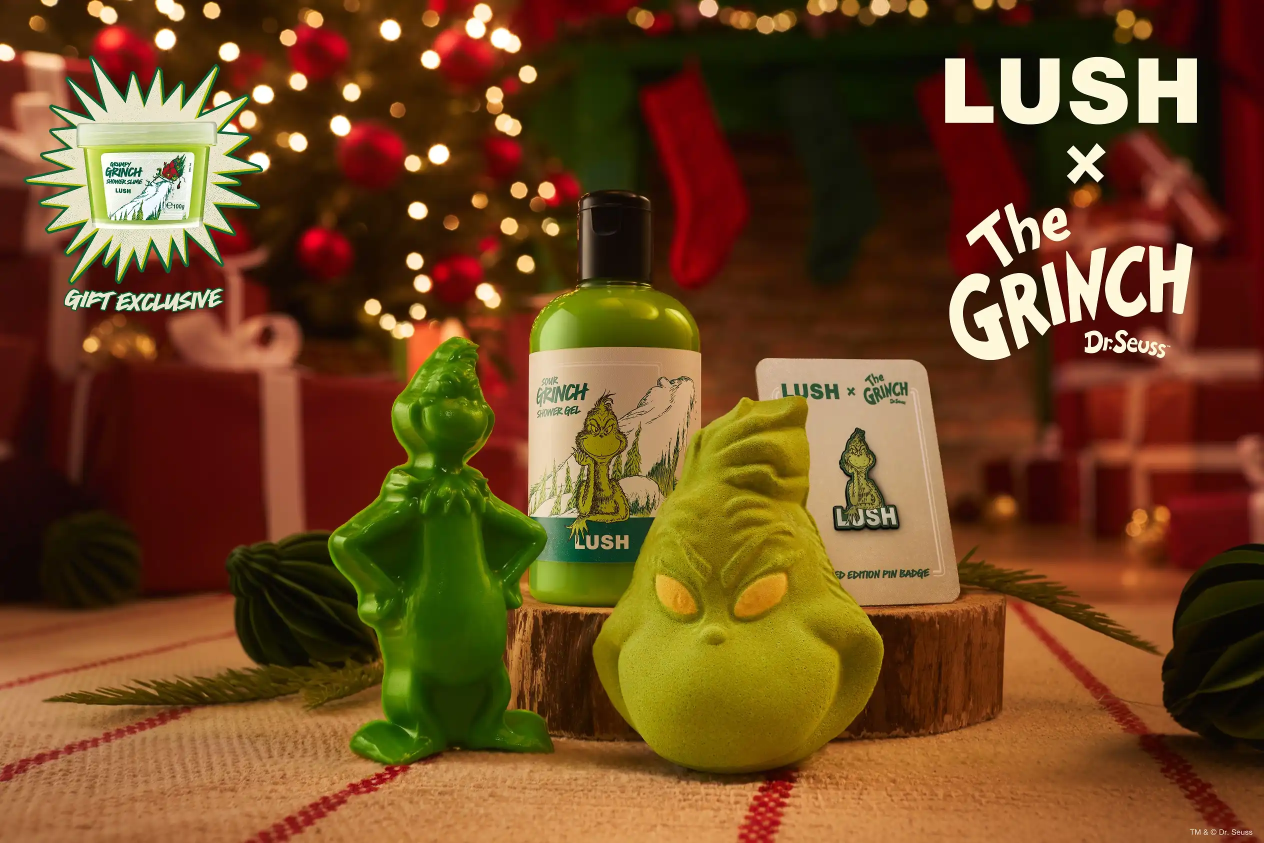 【LUSH×The GRINCH】今年のクリスマスはあのトラブルメーカーがおちゃめな仕掛けでクリスマスを彩ります！