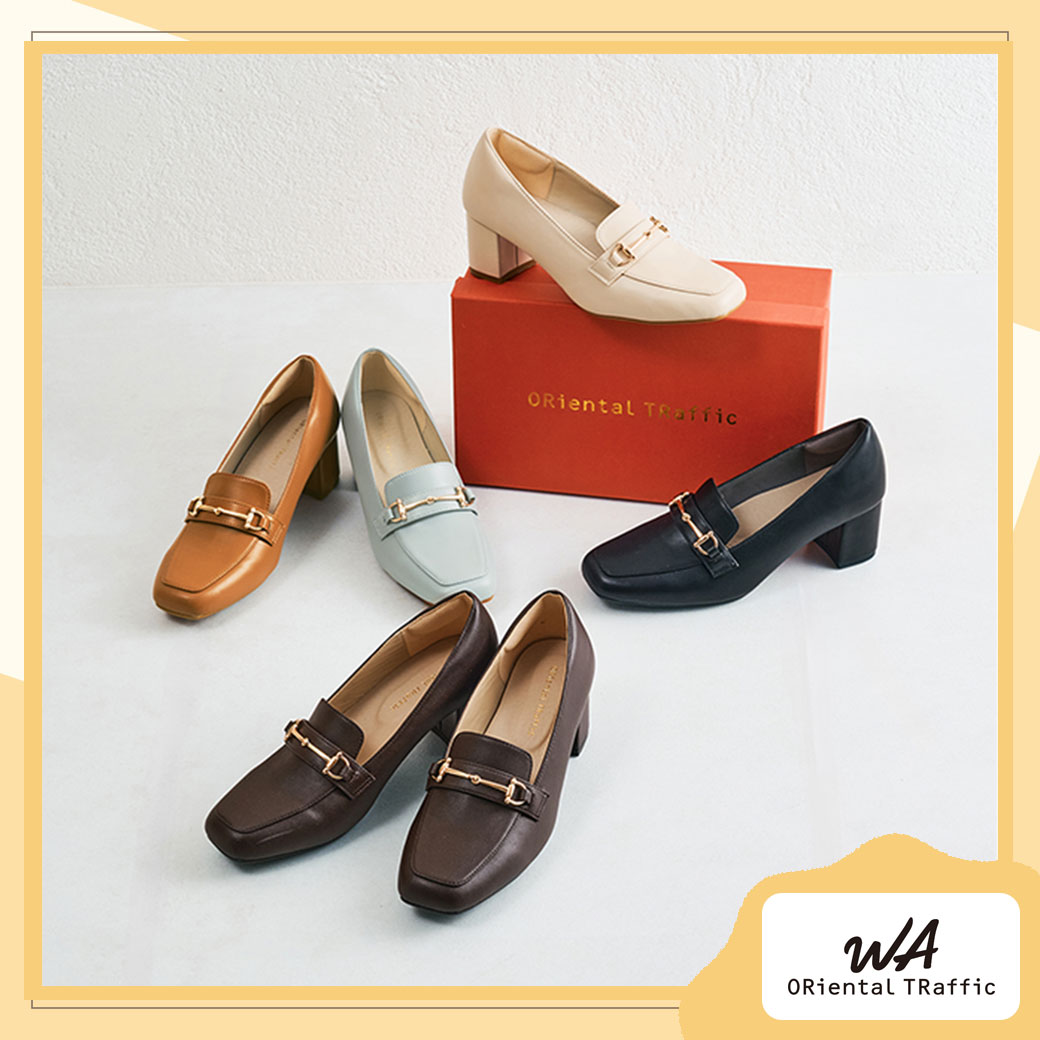 【跳べるパンプス】ビットヒールローファー