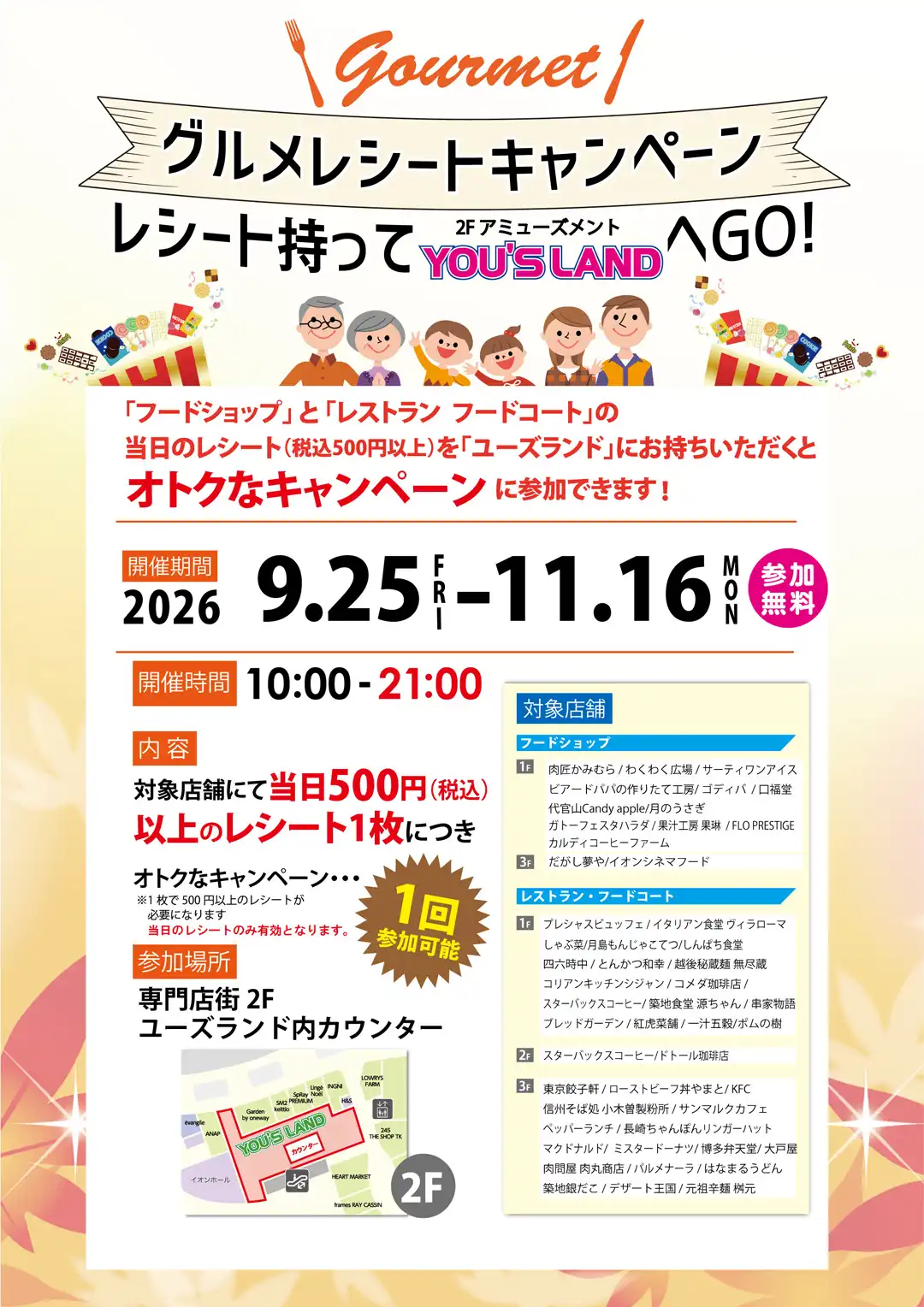 グルメレシートキャンペーン
