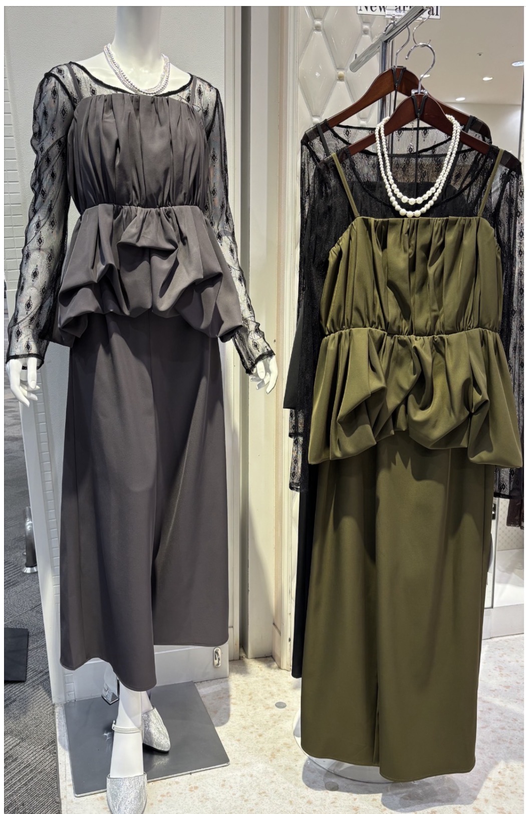 レーストップス×美シルエットパンツ