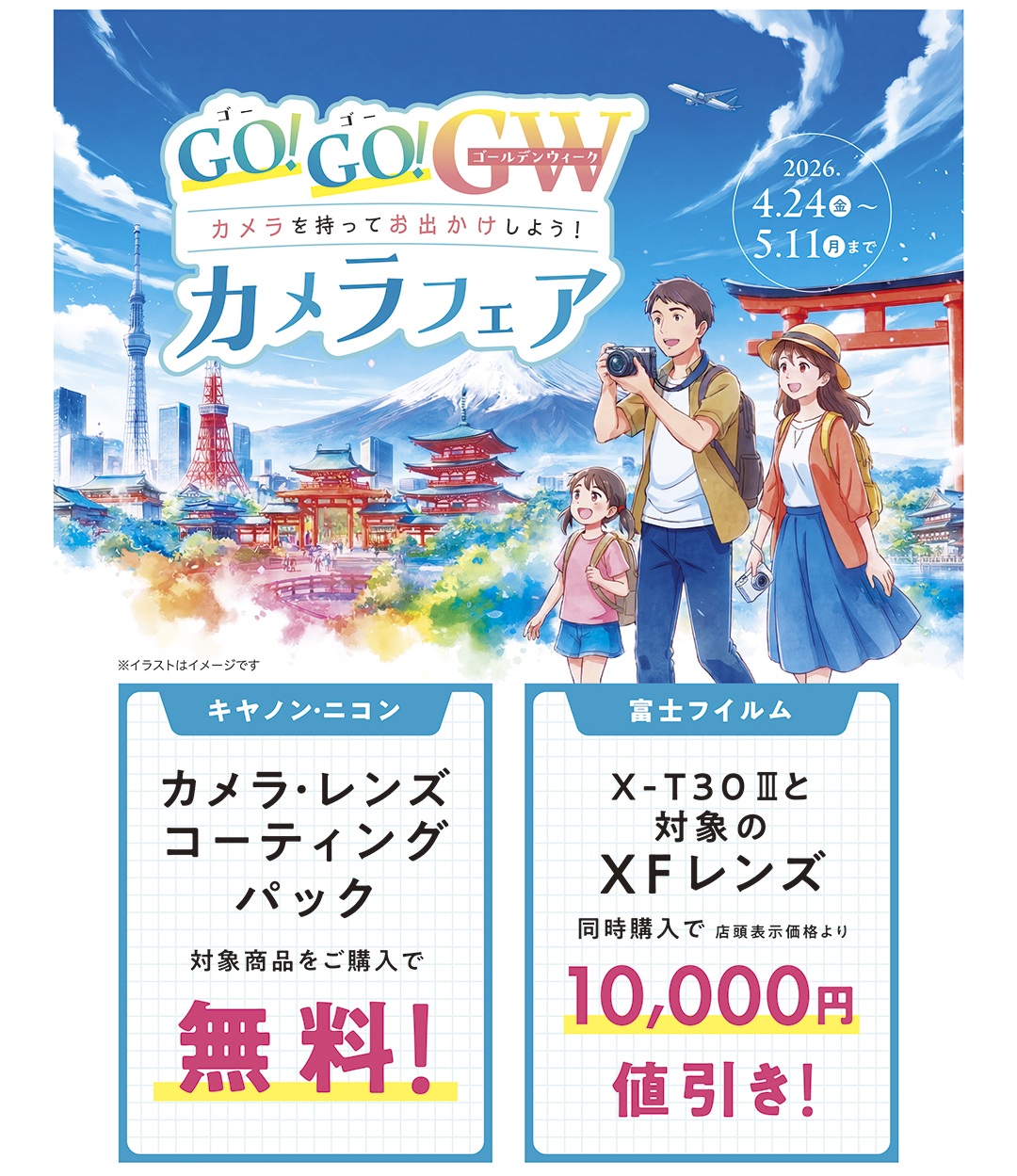 GOGOGWカメラフェア