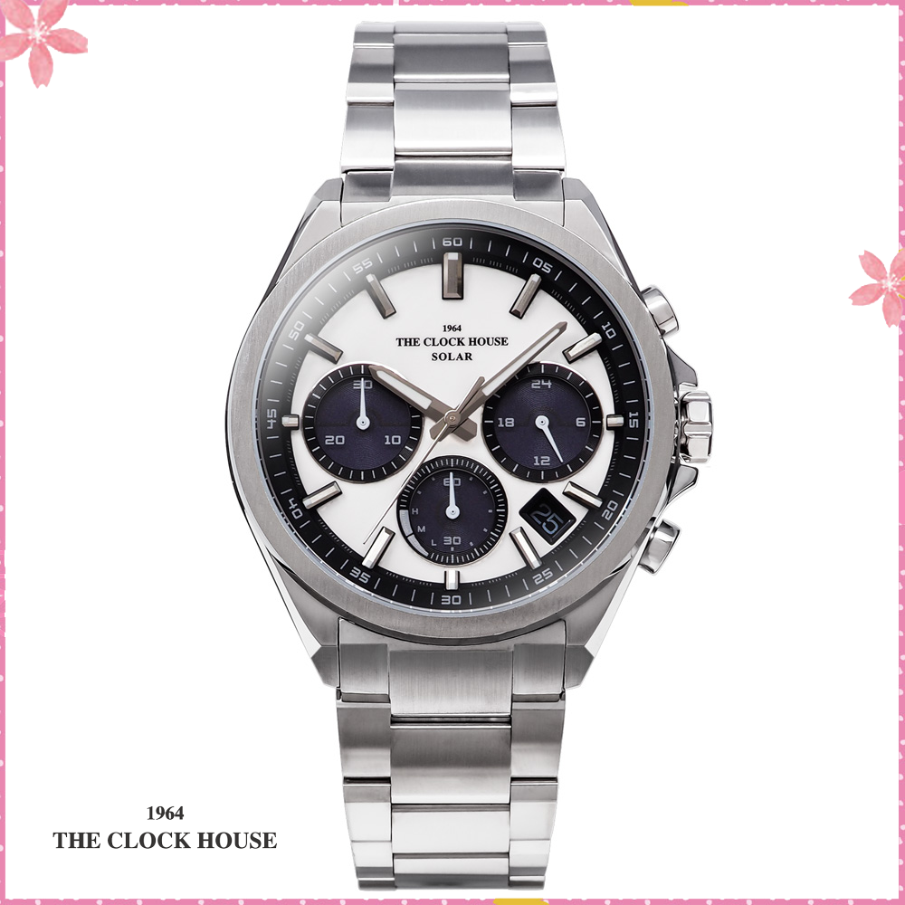 THE CLOCK HOUSE　オリジナル時計ソーラー　メンズ