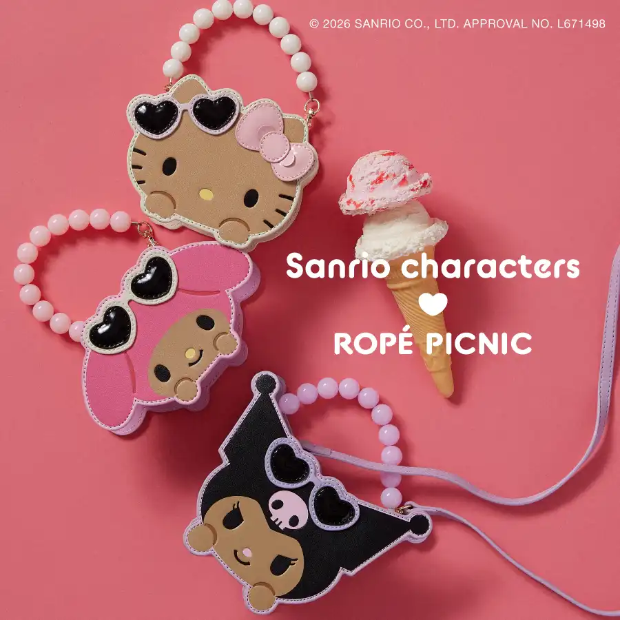 ROPÉ PICNIC×サンリオキャラクターズ コラボレーションアイテムが登場！
