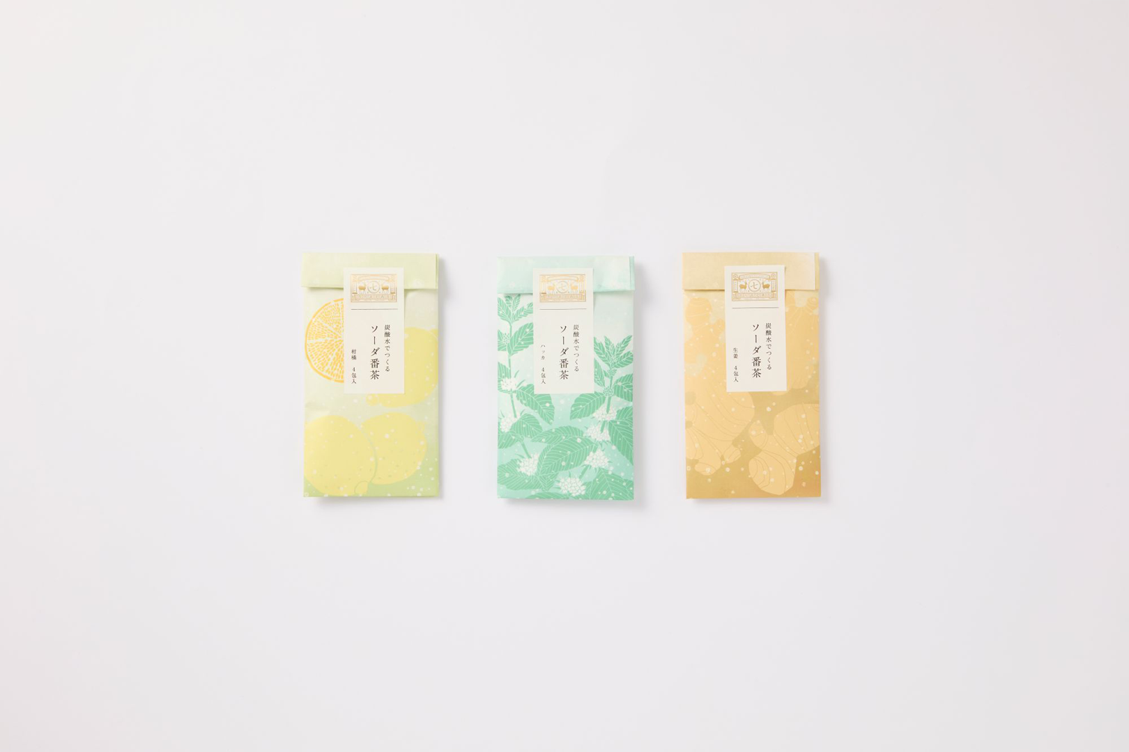 炭酸水でつくるソーダ番茶