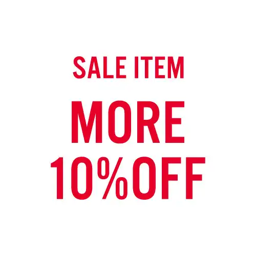SALE   more10％OFF