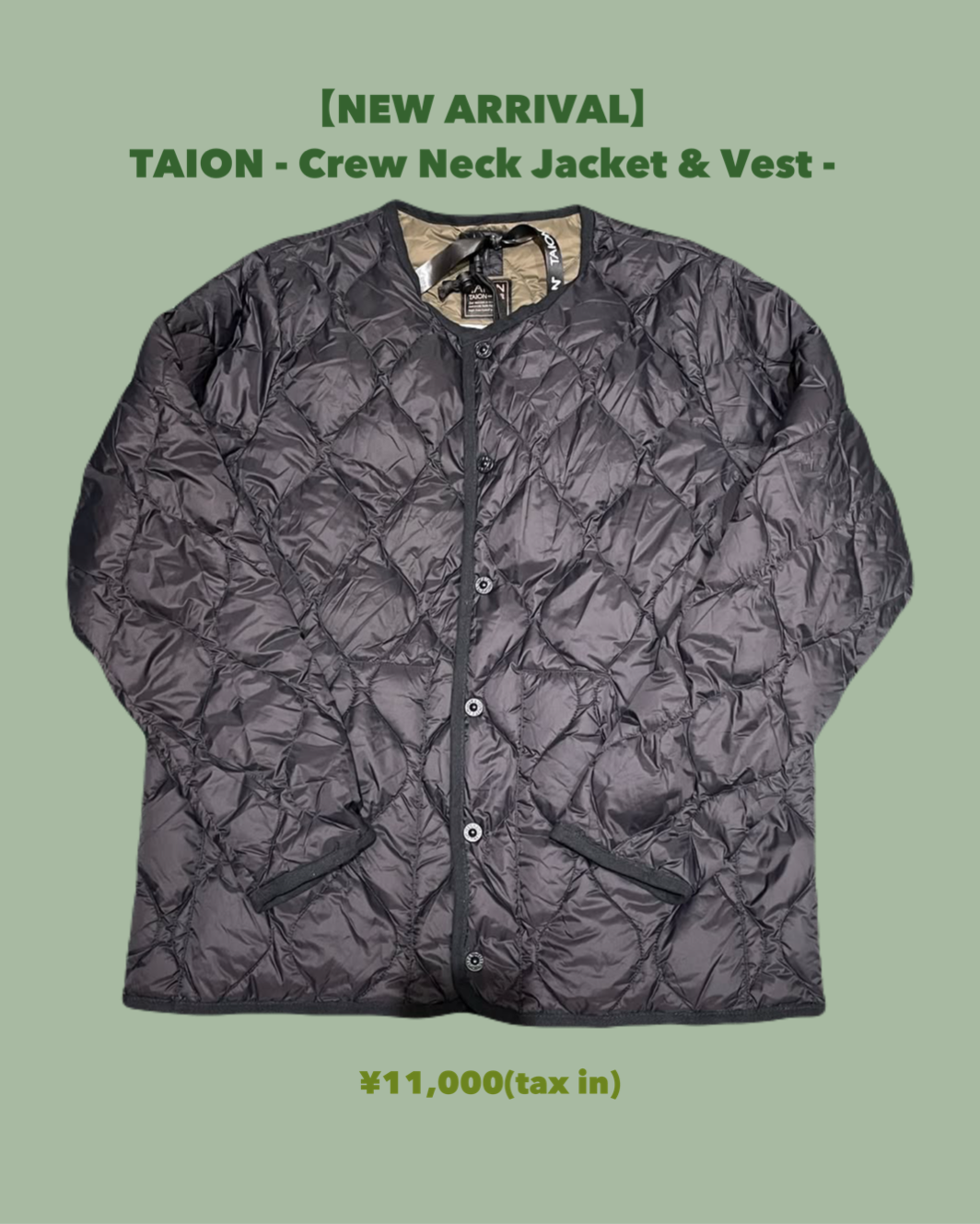 【NEW ARRIVAL】大人気インナーダウンブランド『TAION（タイオン）』がムラサキスポーツ イオンモール福岡店に入荷！