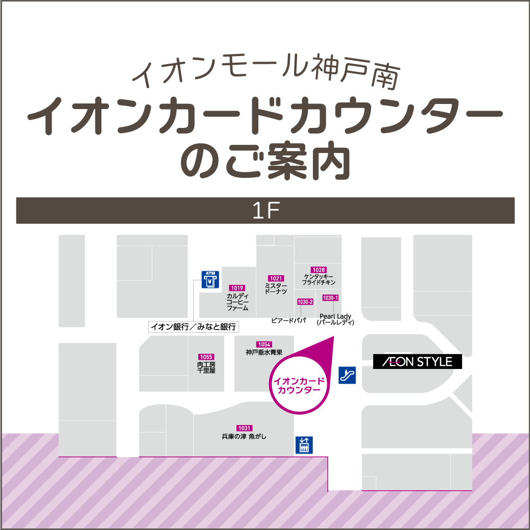 イオンカードカウンターのご案内