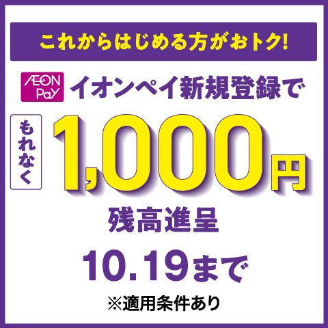 イオンペイはじめるチャンス