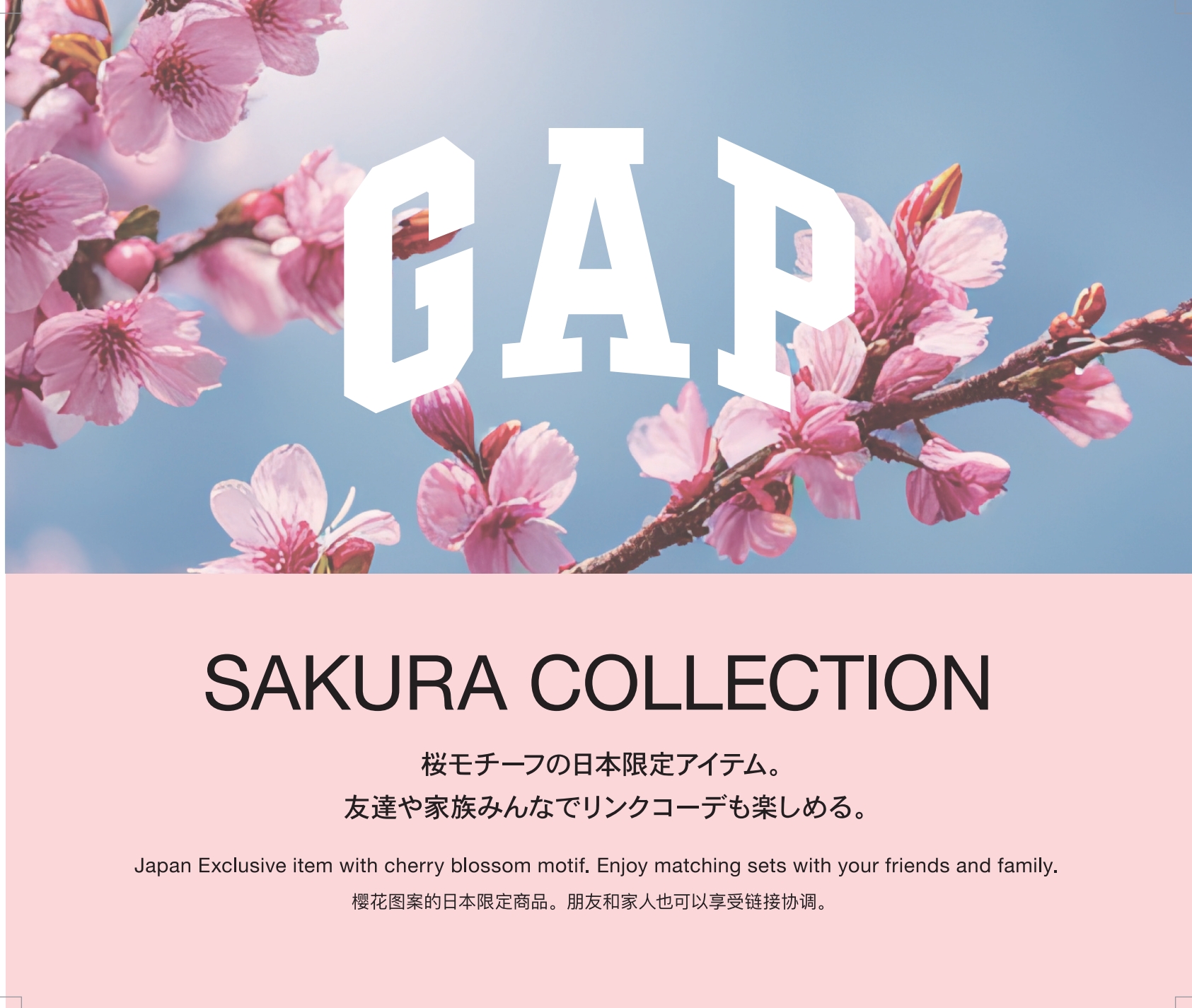 【GAP】サクラ　コレクション