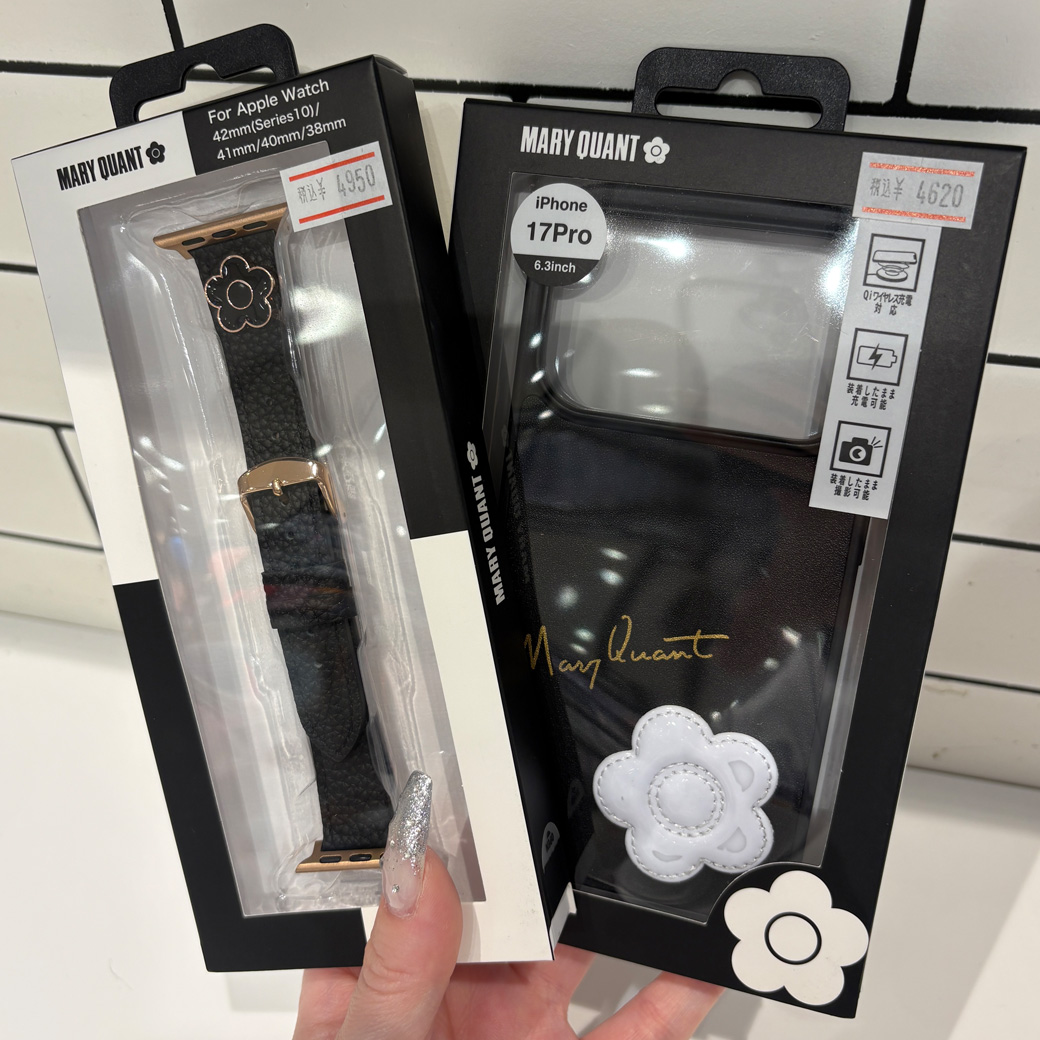 MARY QUANT エナメルデイジーハイブリッドケース、MARY QUANT シュ