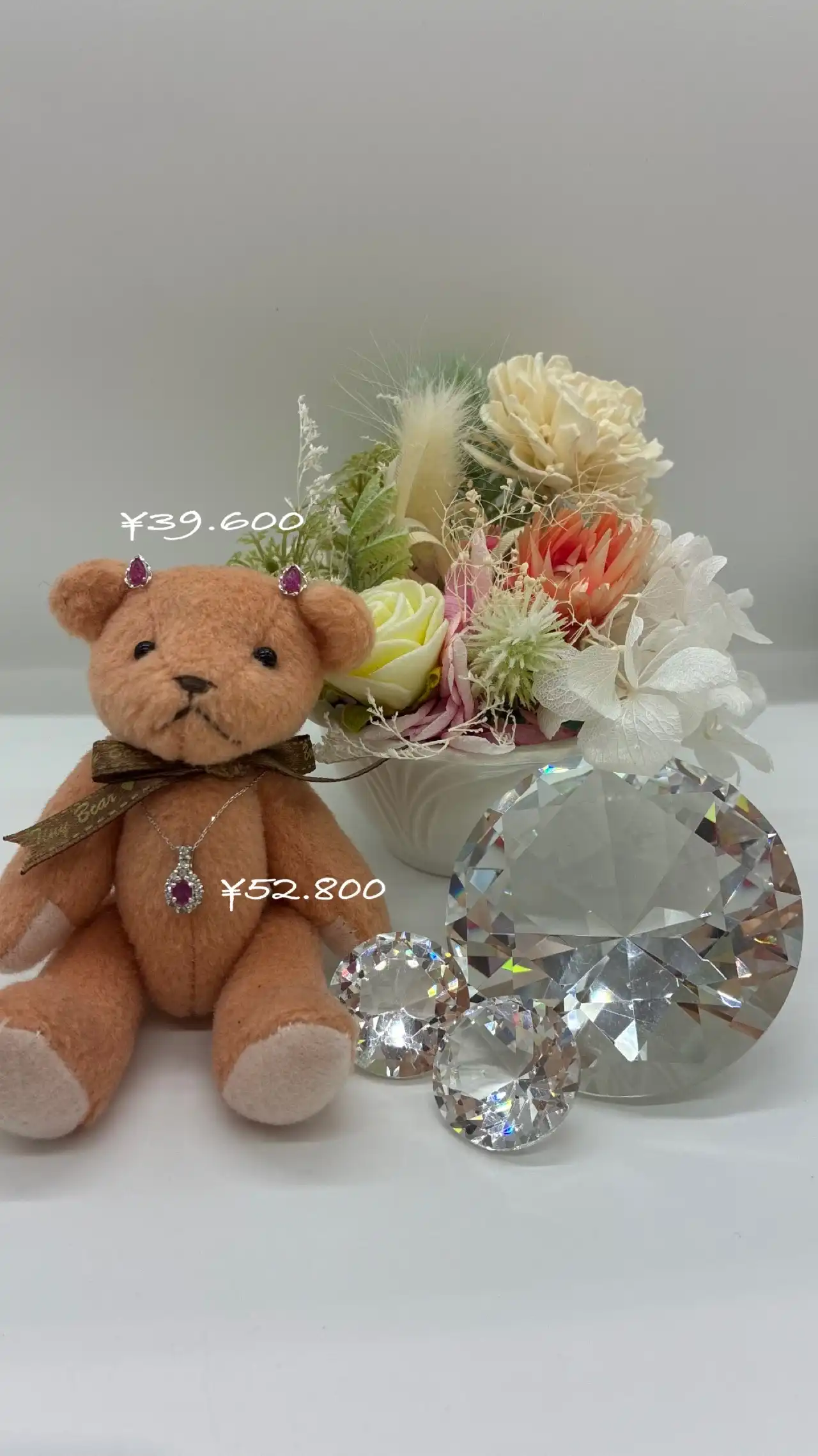 ルビーピアス・ネックレス