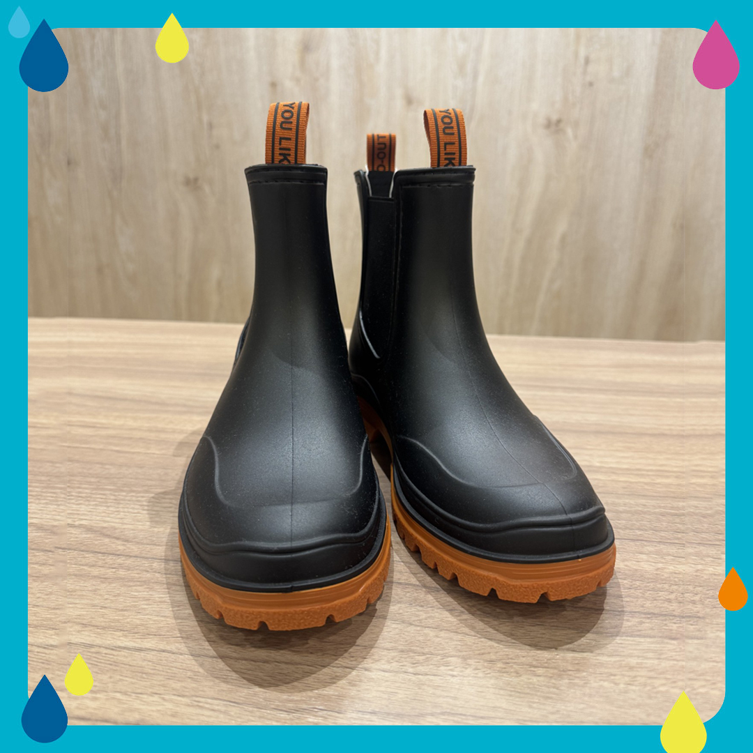 【KIU】TWINTONE SIDE GORE RAIN BOOTS