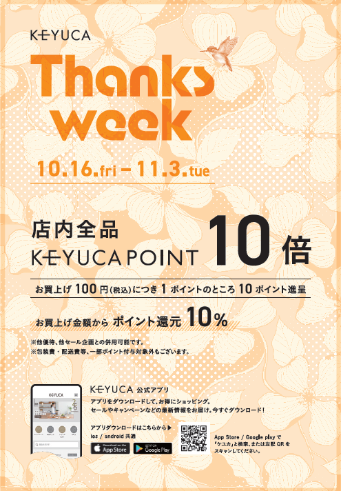KEYUCAポイント10倍