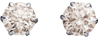 【限定3点】プラチナダイヤモンドピアス(0.3ct)　本体価格34,364円(税込37,800円)