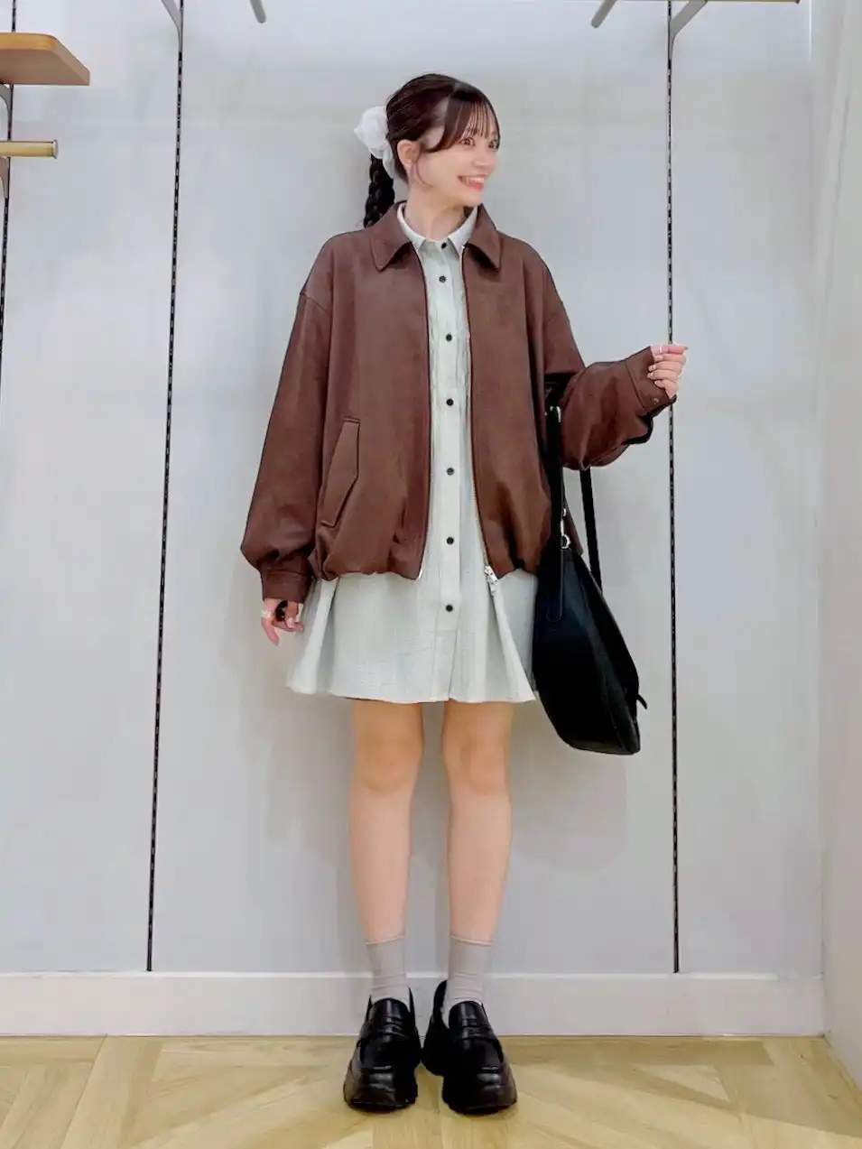 レザーバルーンブルゾン♡