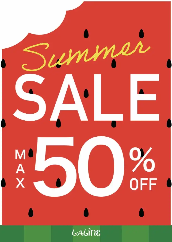 【Laline(ラリン)】Summer SALE実施中！最大半額以上お得な数量限定サマーバッグも！