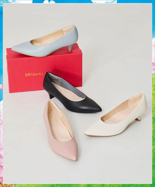 スリットセパレートパンプス