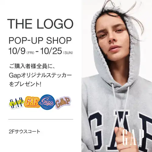 Gap LOGO POP-UP SHOP 開催！