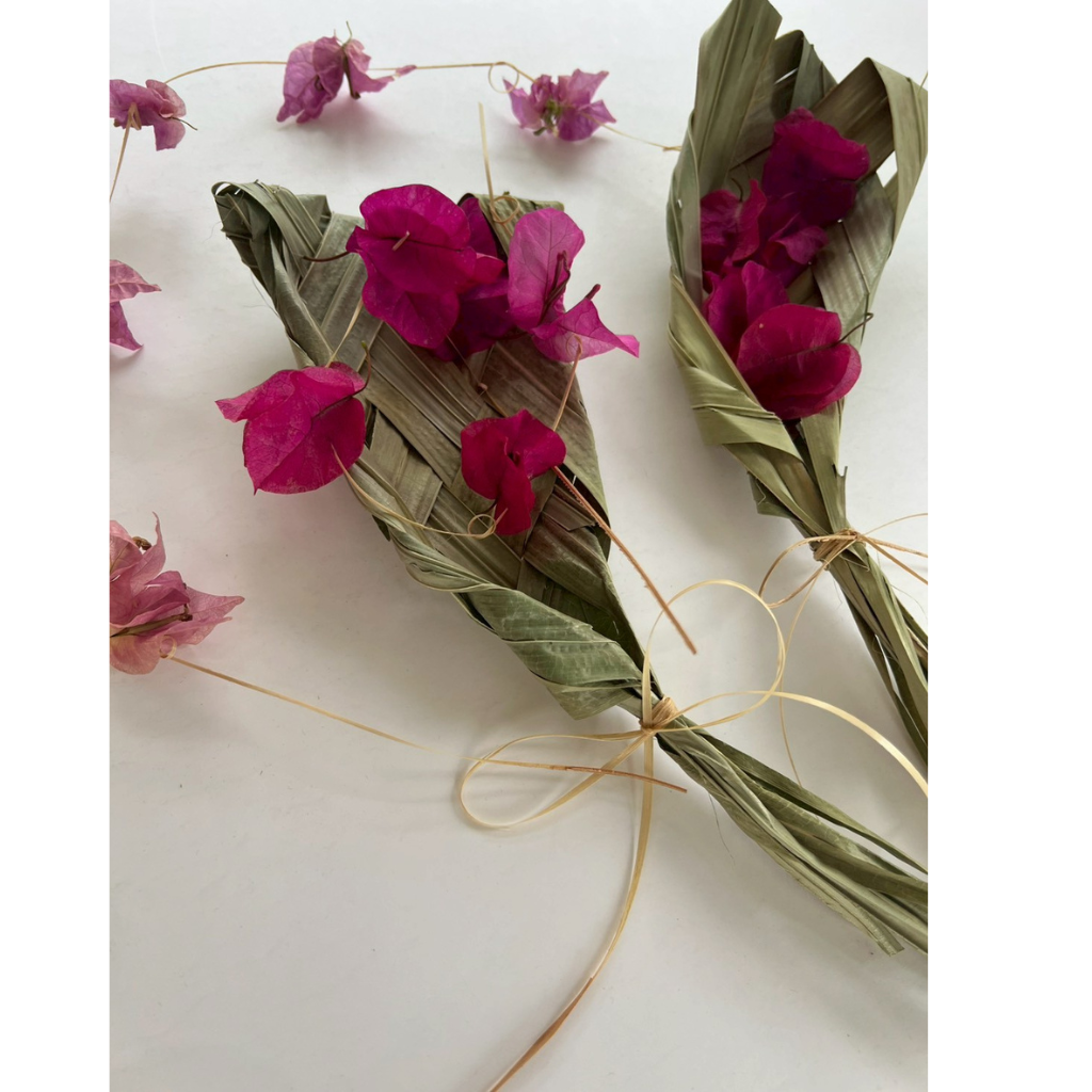 沖縄の自然でつくるフラワーオーナメント作り