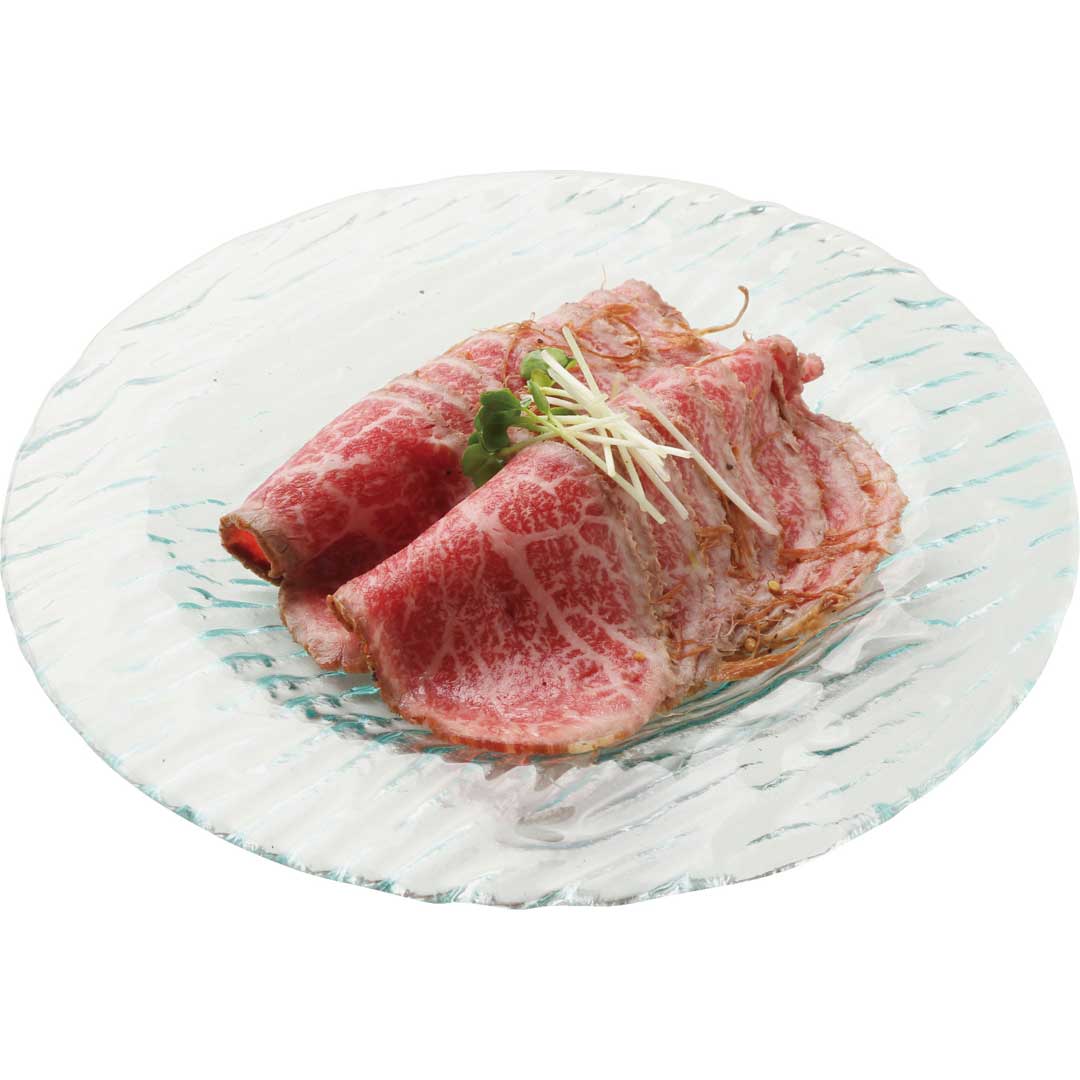 神さまローストビーフ(100g当り)　当店平常価格より500円引　本体価格980円(税込1,058円)