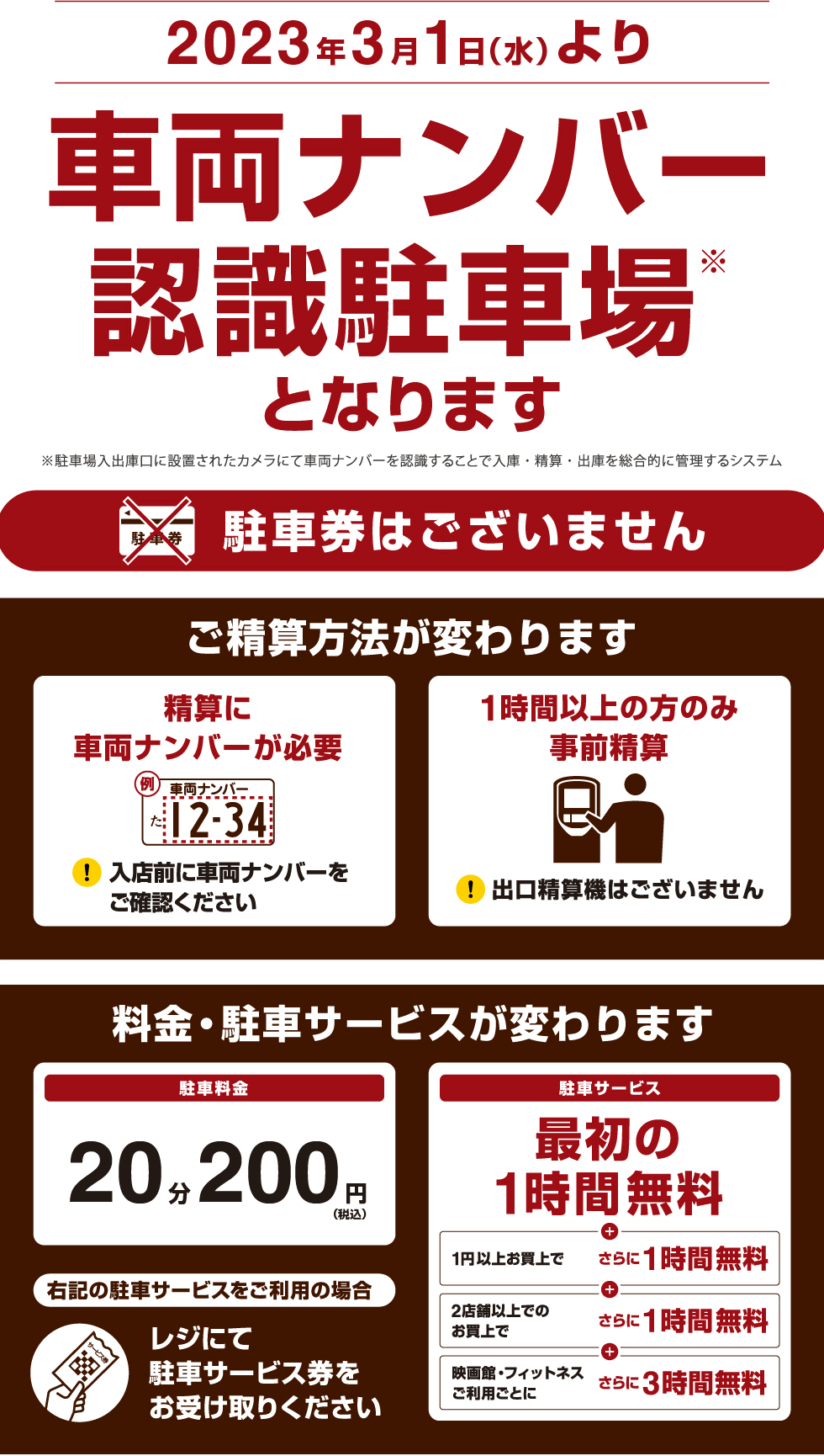 駐車料金について