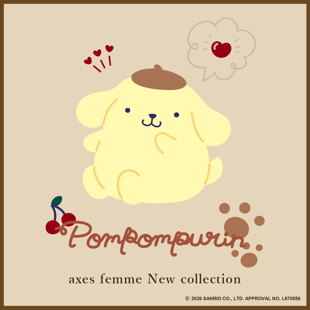 ポムポムプリンコラボアイテム発売中！