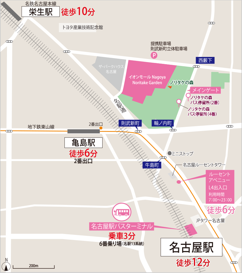 近距離マップ