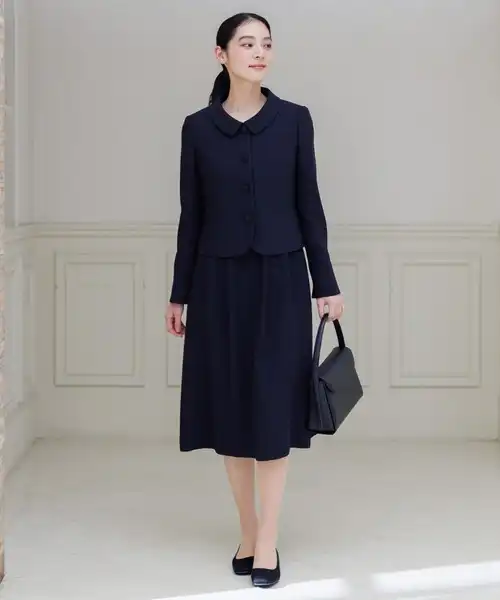 【お受験・セレモニー】ショールカラージャケット