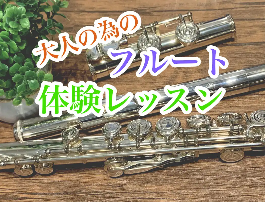 大人の為のフルート体験レッスン