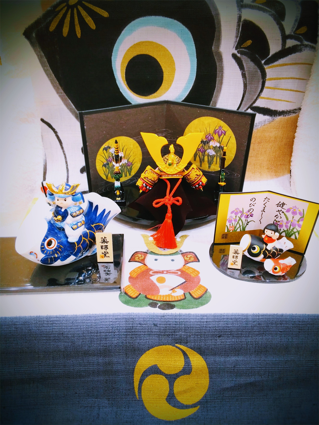 【新商品！】強く逞しく成長するよう願いを込めて…端午の節句に飾られる五月人形！