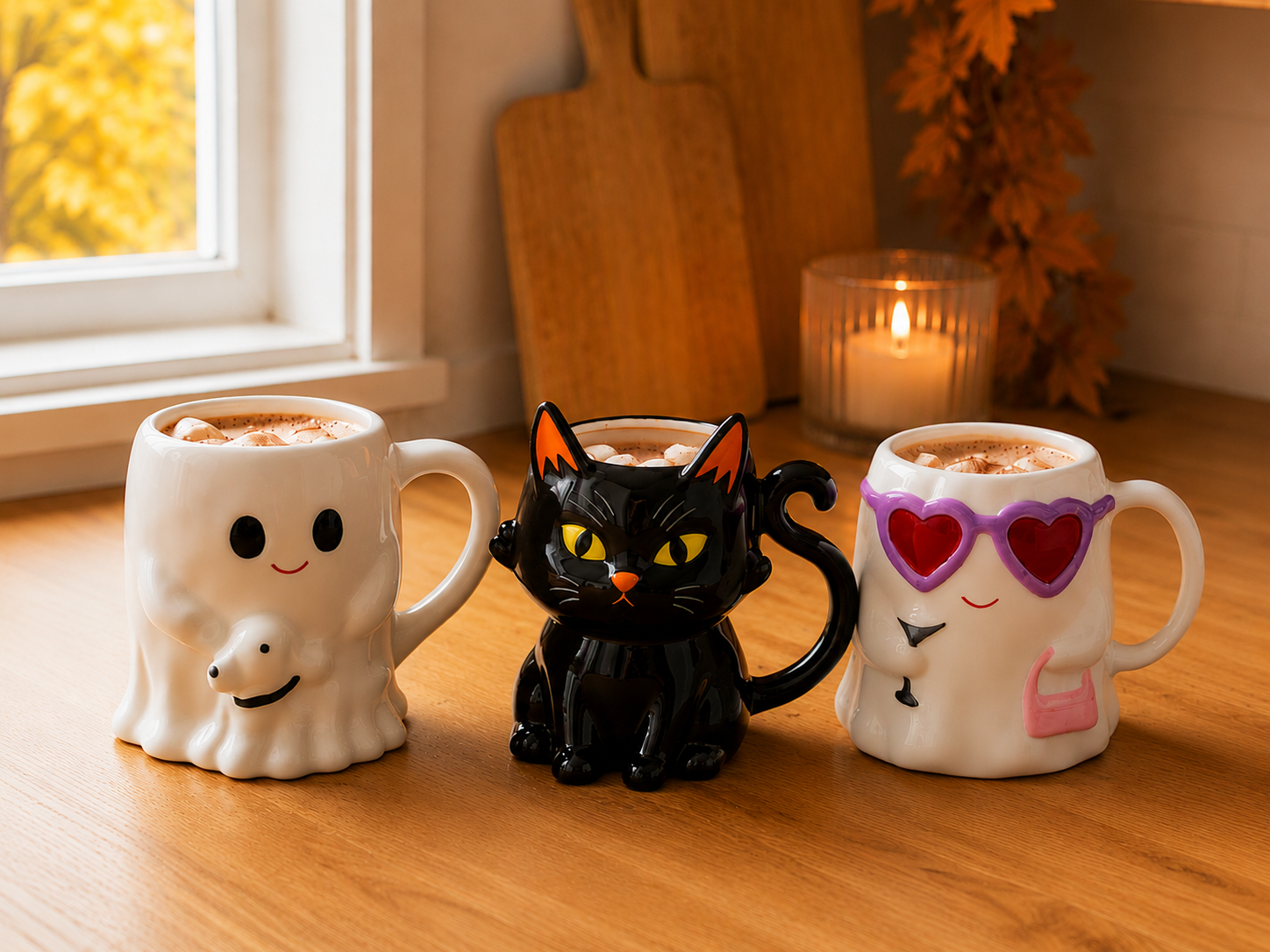 黒猫とおばけのハロウィン特集