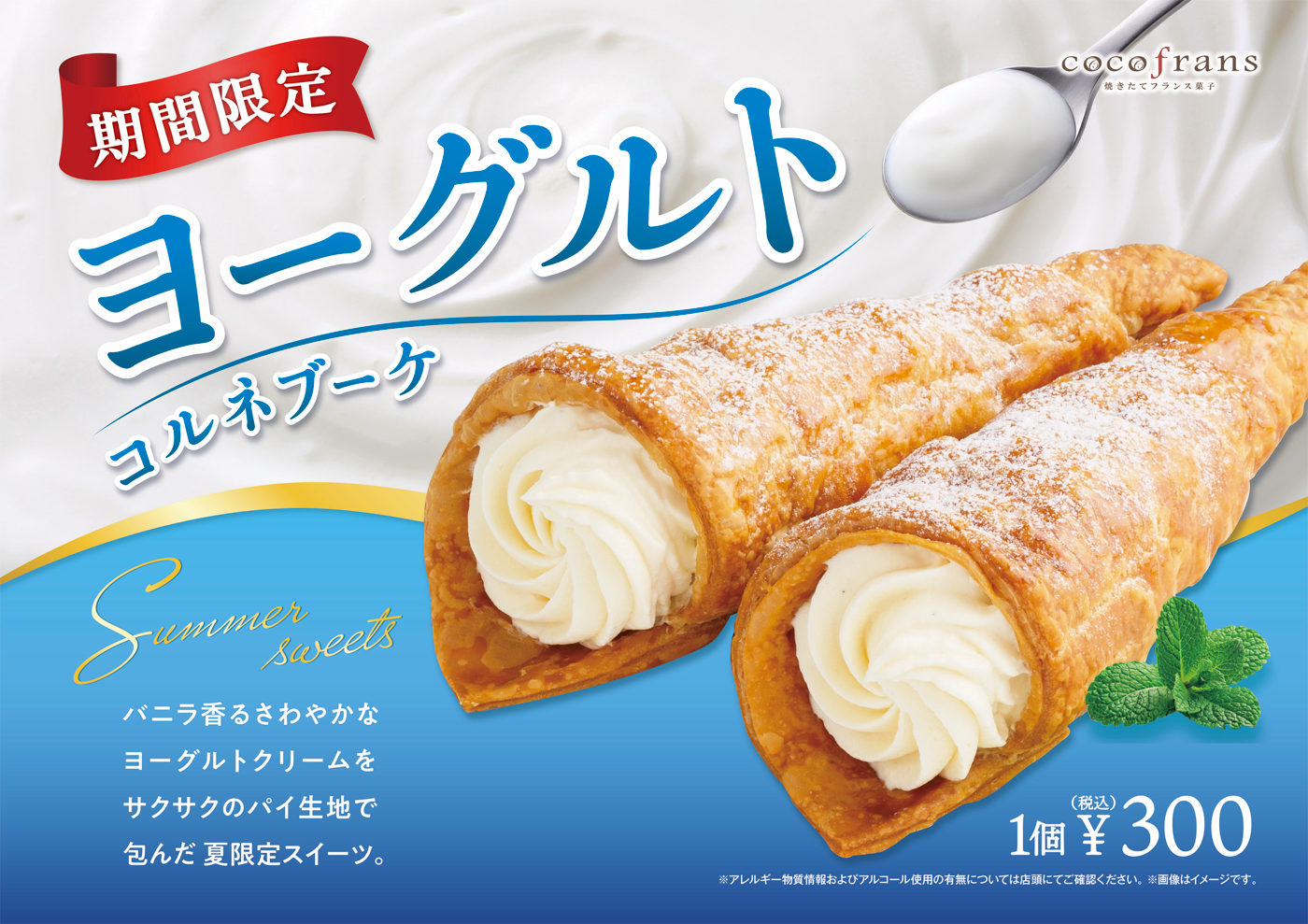ココフラン◆期間限定コルネブーケ『ヨーグルト』