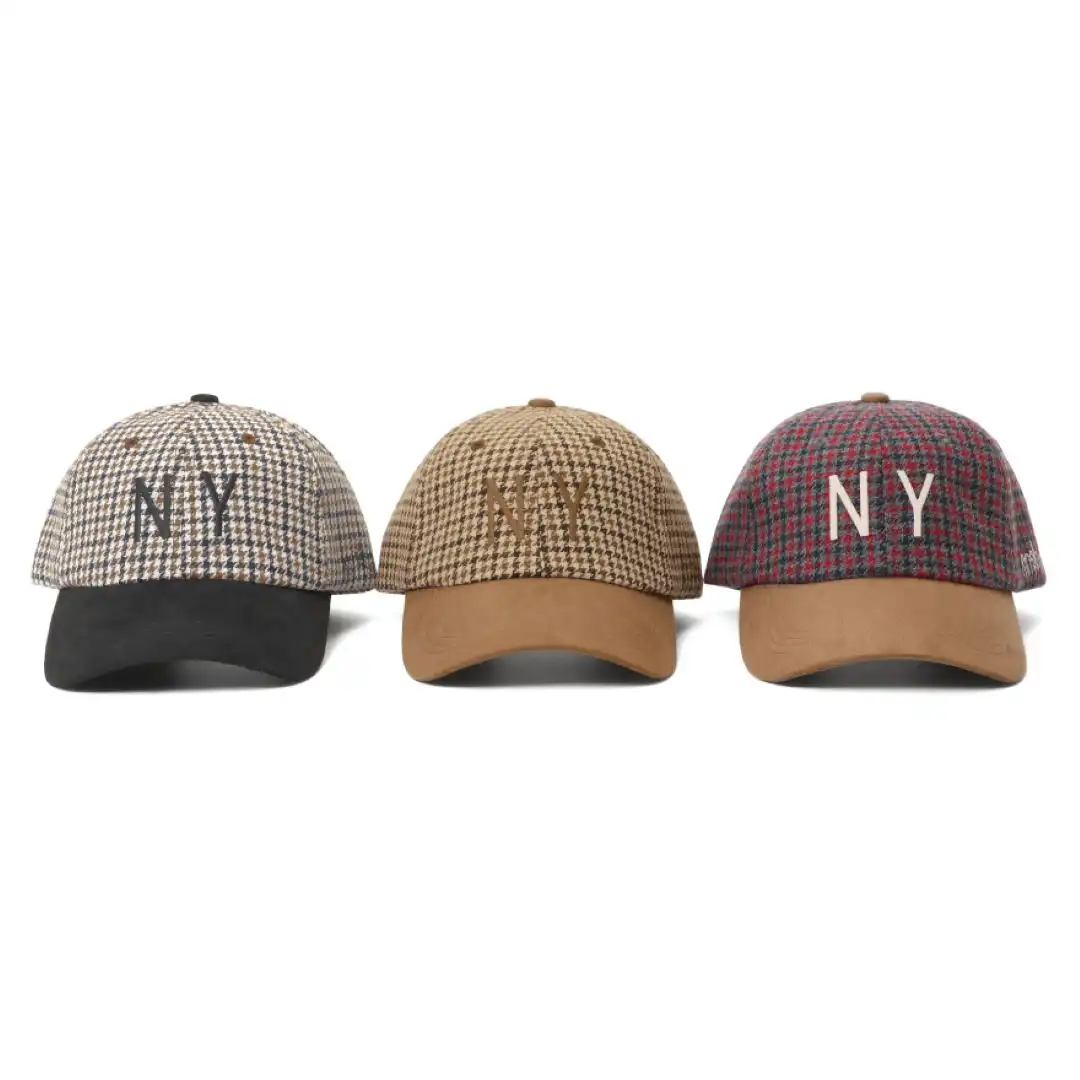 NY EMB CHECK CAP