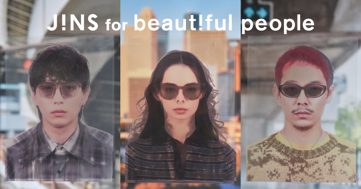 JINS for beautiful people コラボサングラス第2弾発売！