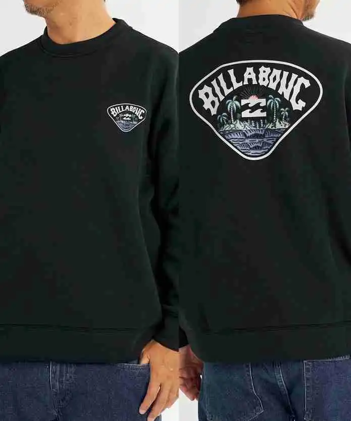 【直営店限定】BILLABONG メンズ トライアングル バックプリント トレーナー 【2026年秋冬モデル】