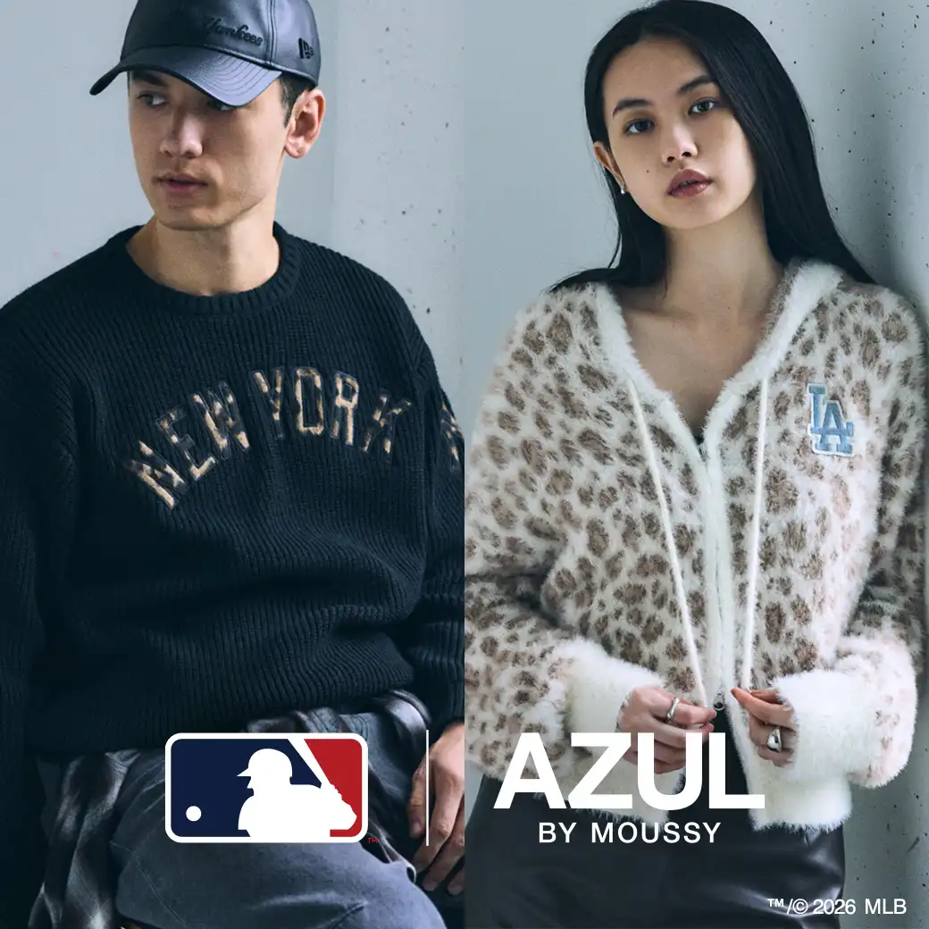 MLB × AZUL BY MOUSSY　コラボレーション発売！！　