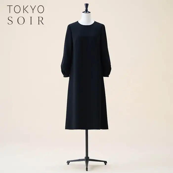 カフスタックのAラインワンピース