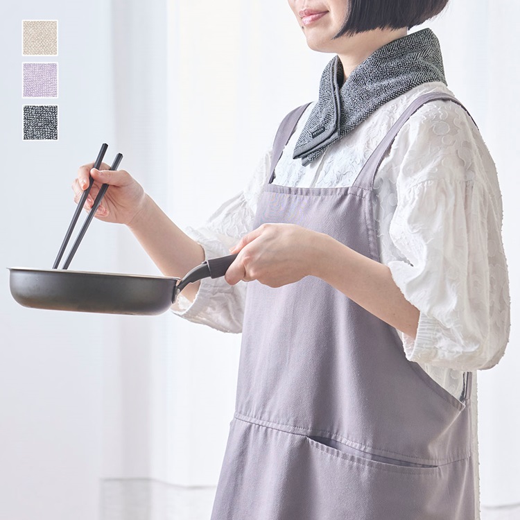 触ると冷たいネックタオル 凍らない保冷剤付 8×65cm