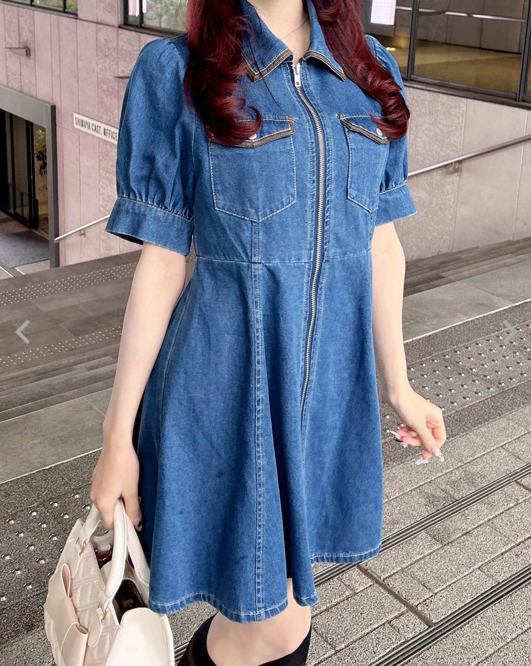 春夏大活躍★デニムミニワンピースが登場！