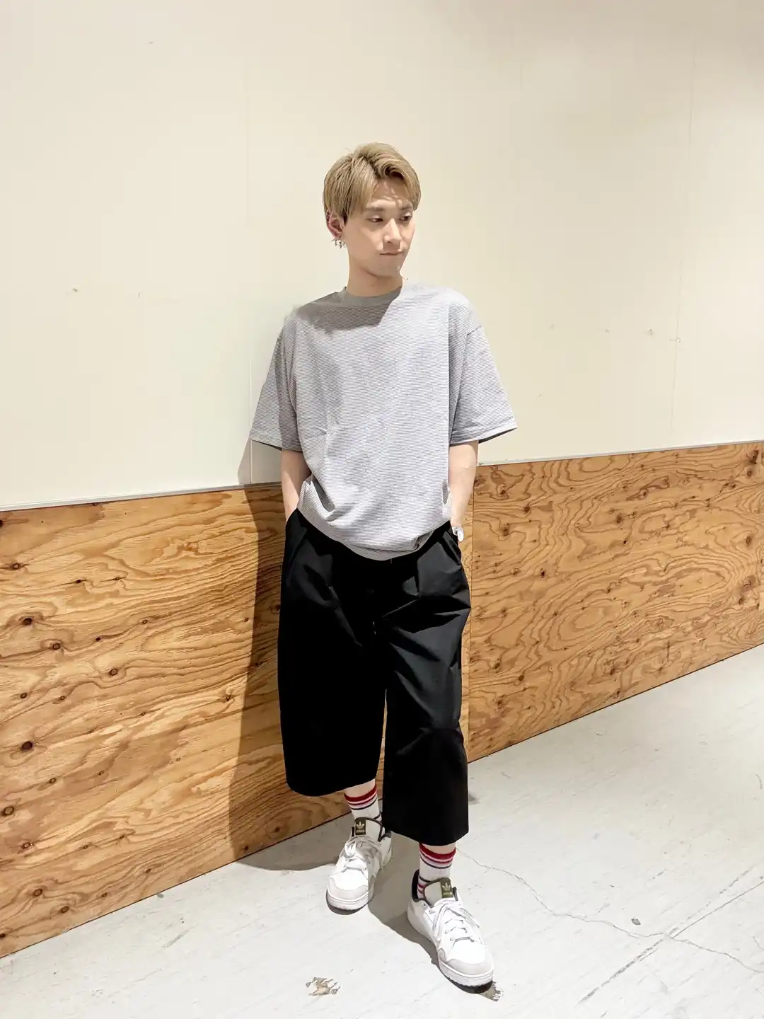 【LFMU/ユニセックス】ミジンボーダーTEE☆