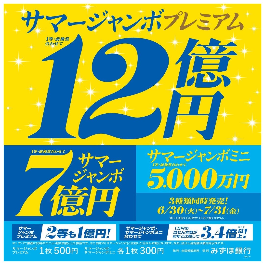 ニュース｜ショップニュース｜サマージャンボ宝くじ発売！｜イオン